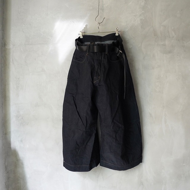 denime pants  indigo/black  45