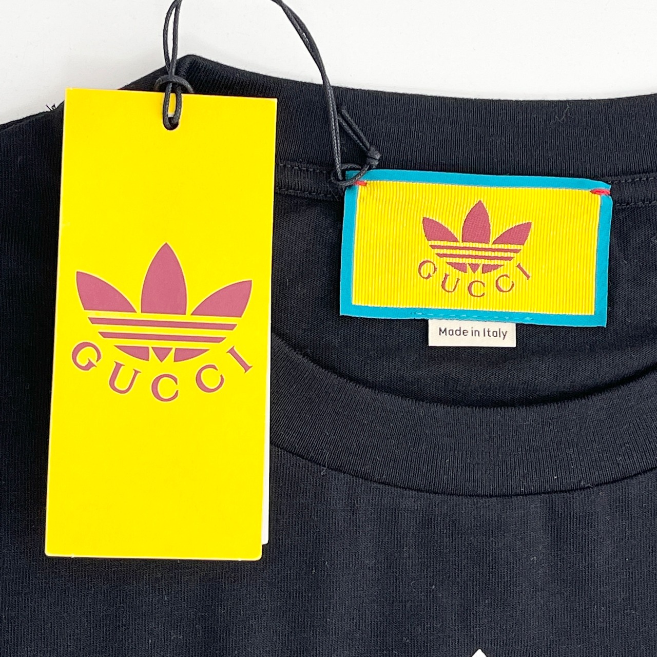 新品未使用】グッチ × アディダス コラボ コットン ロング Tシャツ  