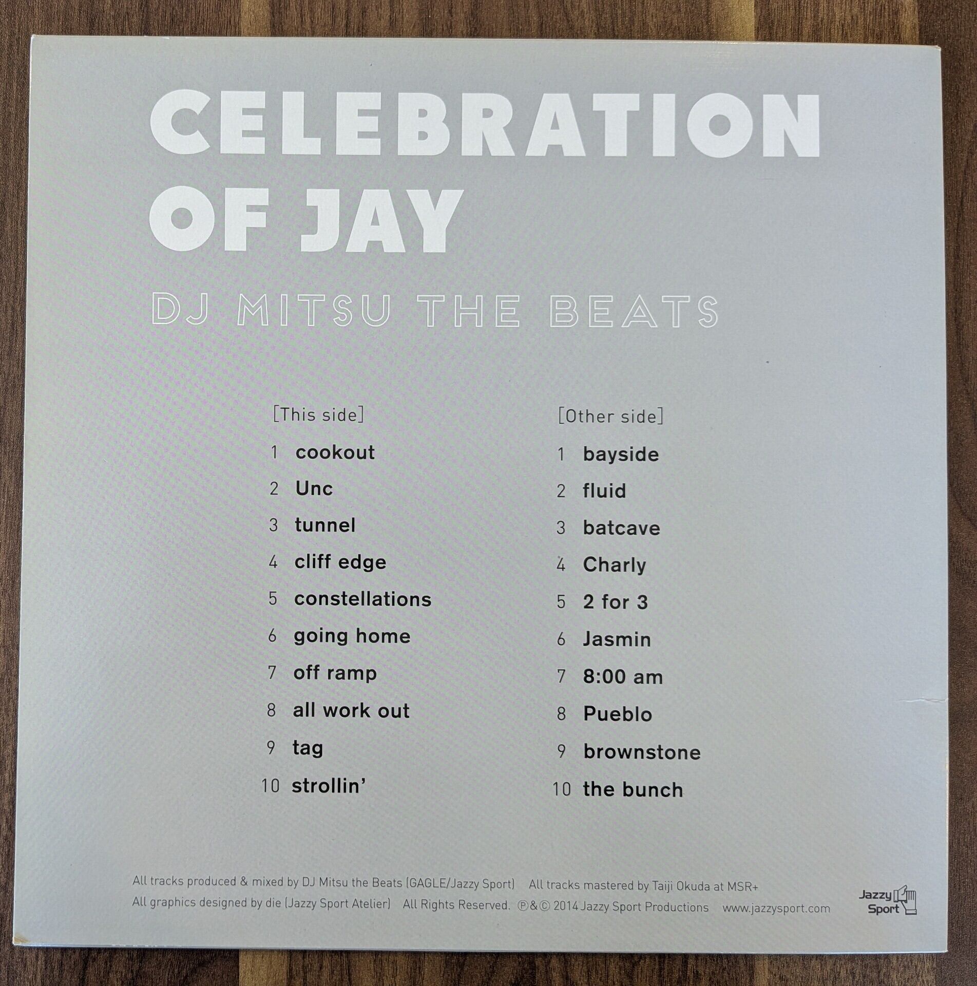 DJ Mitsu The Beats「Celebration Of Jay」：LPレコード | 音とこだま
