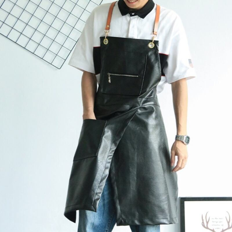 クロスデザイン防水ロングエプロンA18530