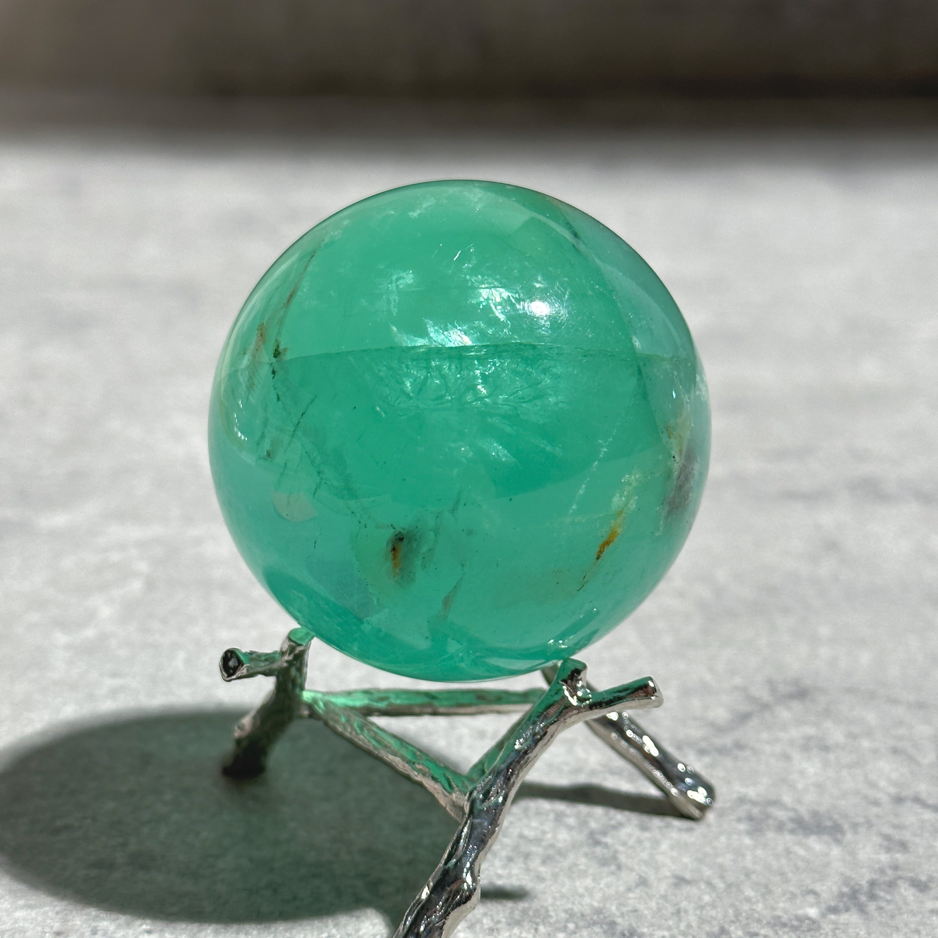 グリーンフローライト スフィア04◇ Green Fluorite ◇天然石・鉱物