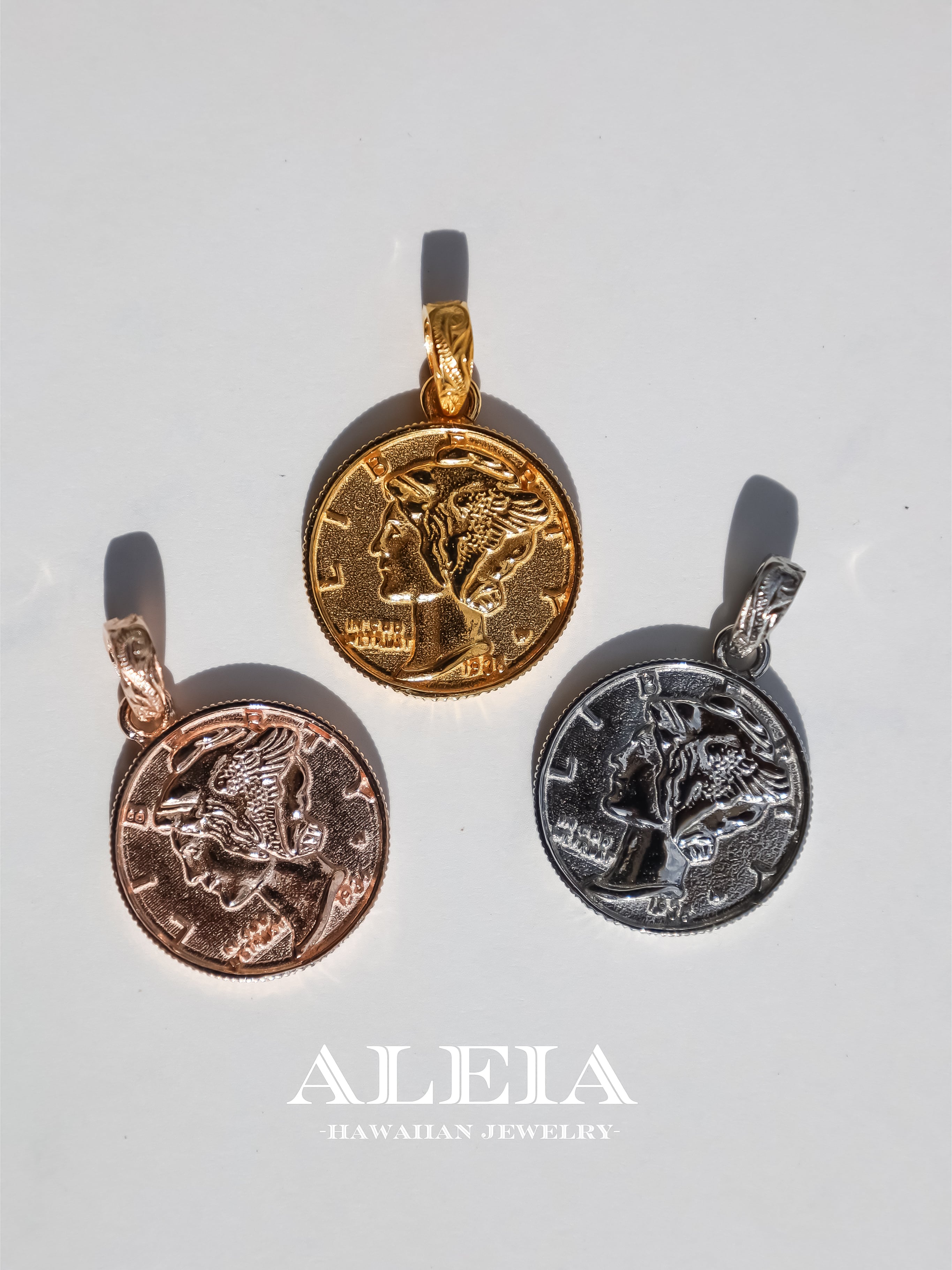 MARIA BLACK マリアブラック/ Lucky Number Coin Parts - Yellow Gold