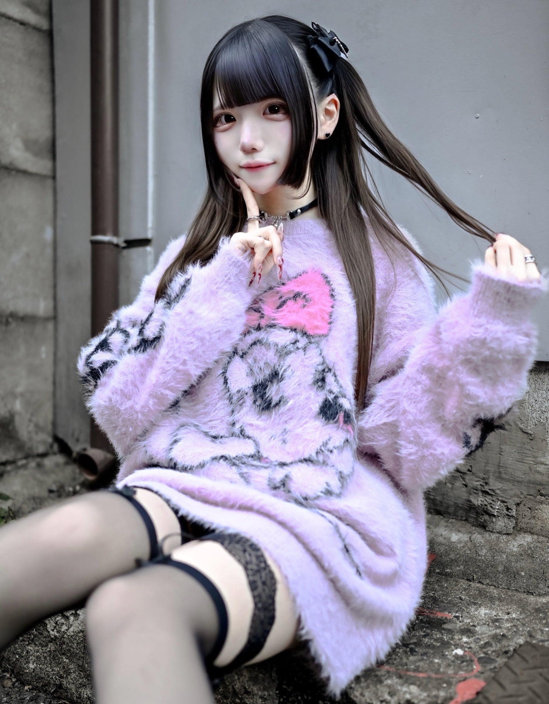即納】「ふわふわシャギーニット」 | KRY clothing