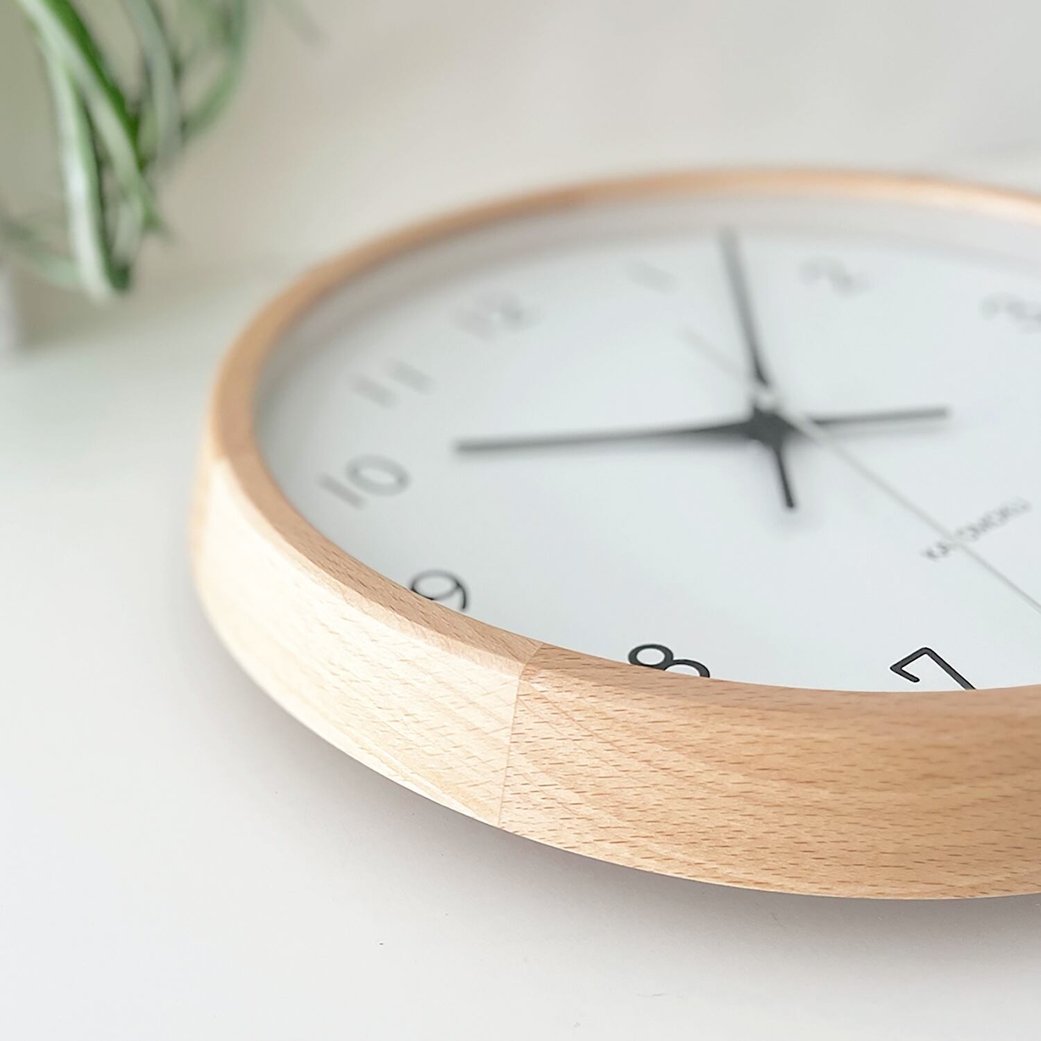 KATOMOKU muku clock 13 ナチュラル km-104NA 掛け時計 | 加藤木工株式