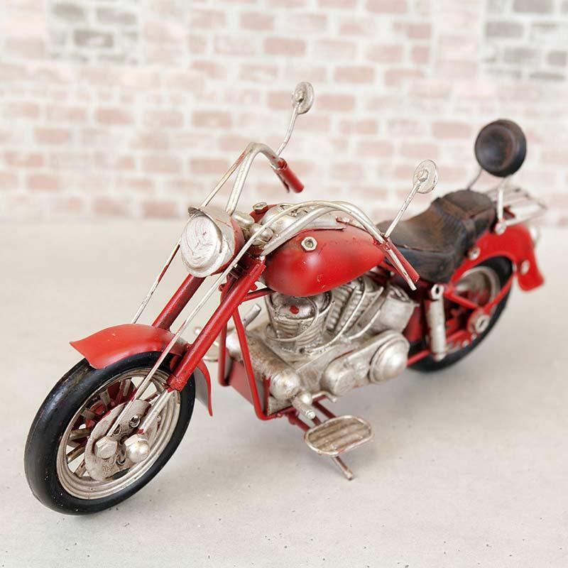 RED WOLF アメリカン雑貨 バイク ブリキ レトロ雑貨 アンティーク