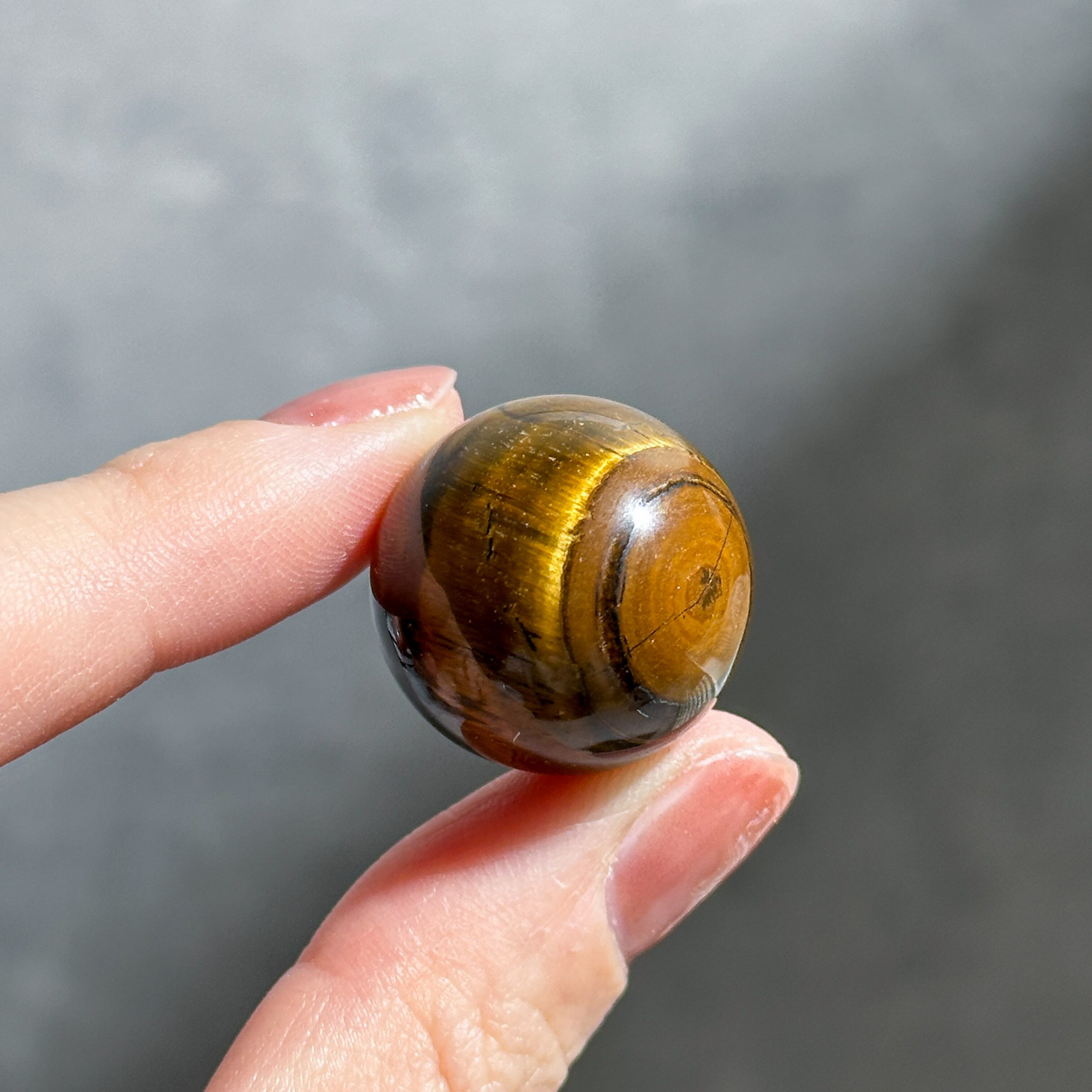 タイガーアイ スフィア（丸玉）23◇Tiger's eye◇天然石・鉱物