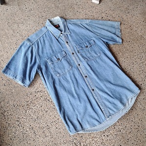 BIG JOHN デニム 半袖シャツ used [207005]