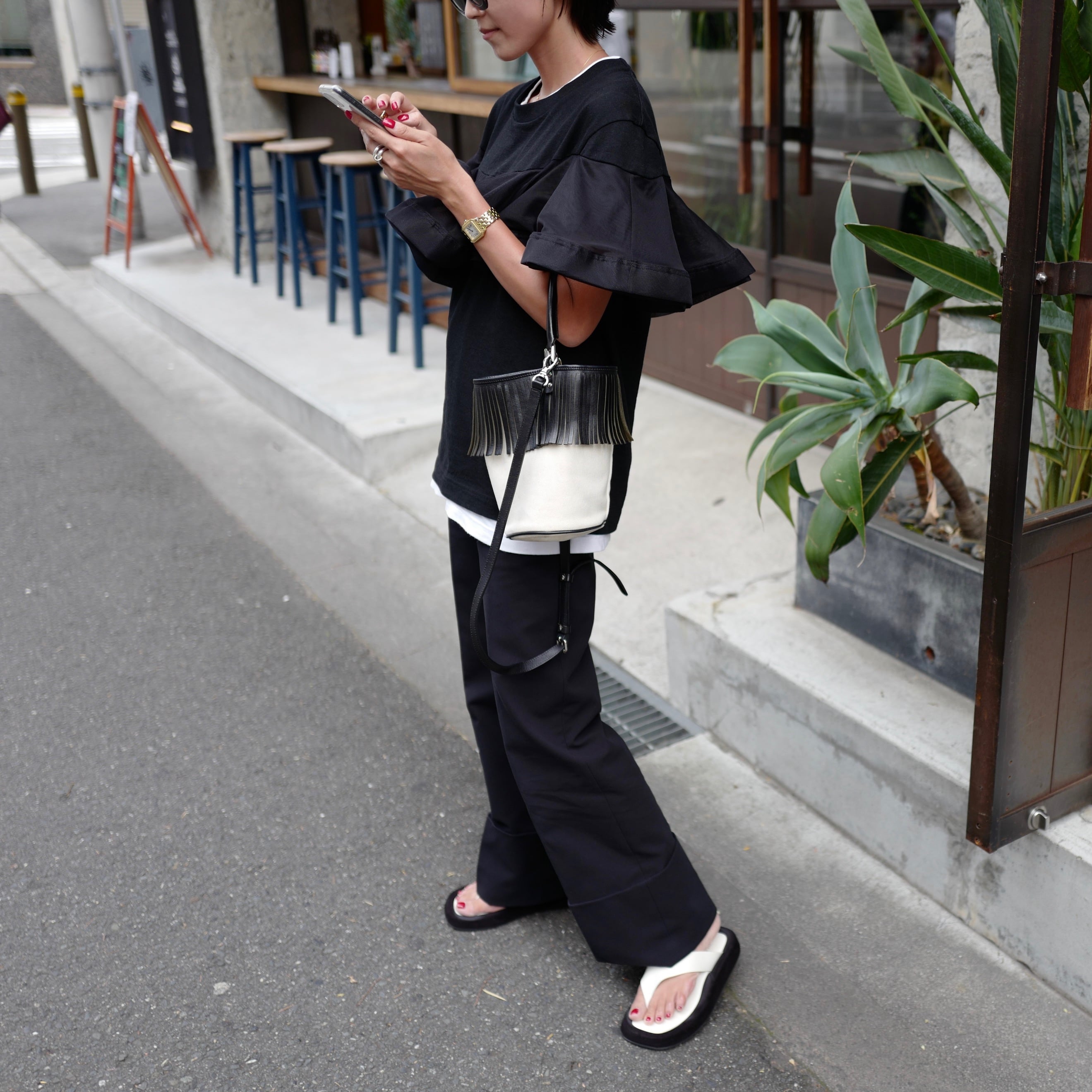 Tulle Tee Black