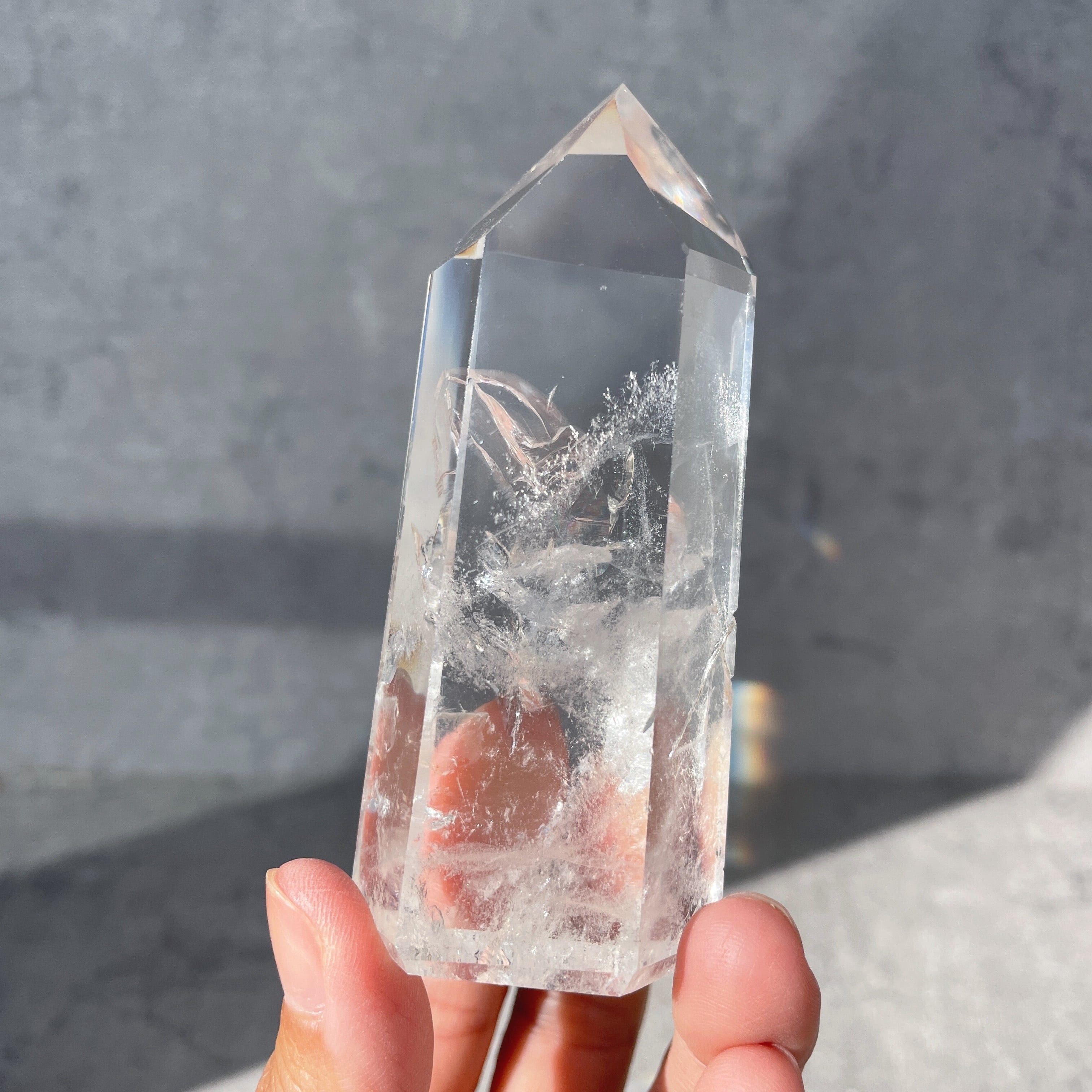 【高品質】ミナスジェライス産クリアクォーツ タワー02◇ Clear Quartz ◇ 天然石・鉱物・パワーストーン