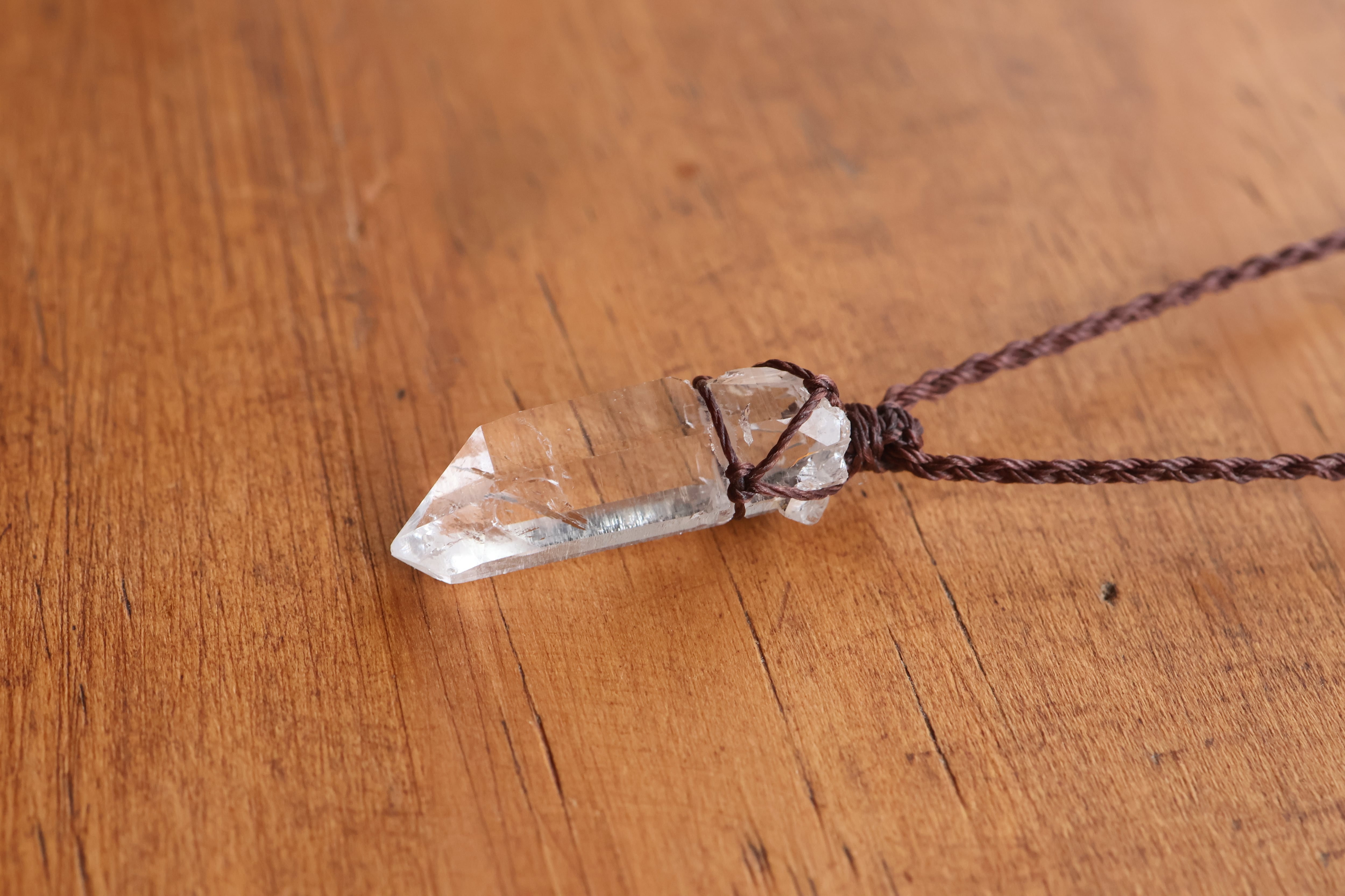 ヒマラヤ水晶ネックレス マニハール産 | 石垣島の夜光貝アクセサリーと