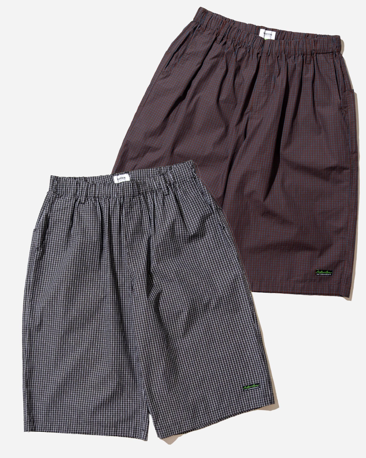 DEMARCOLAB|PLAID JUMBO SHORTS -2Color- "送料無料"