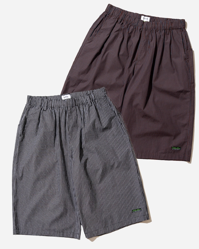 DEMARCOLAB|PLAID JUMBO SHORTS -2Color- "送料無料"