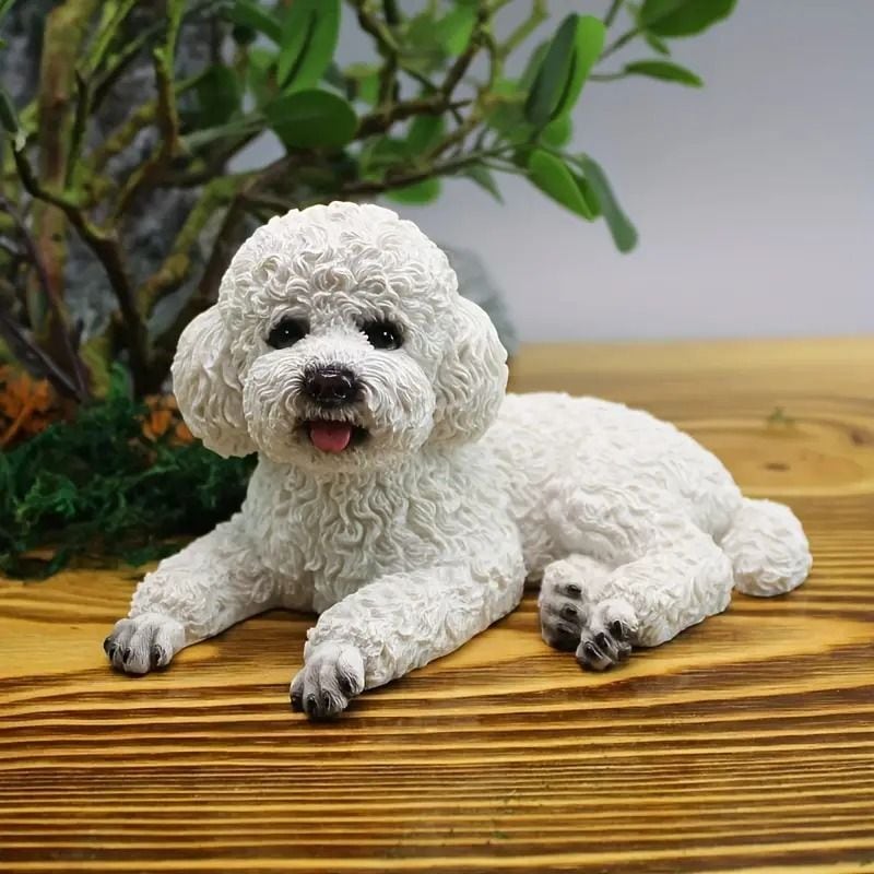 犬 ドッグ 置物 インテリア 車内アクセサリー かわいい トイプードル