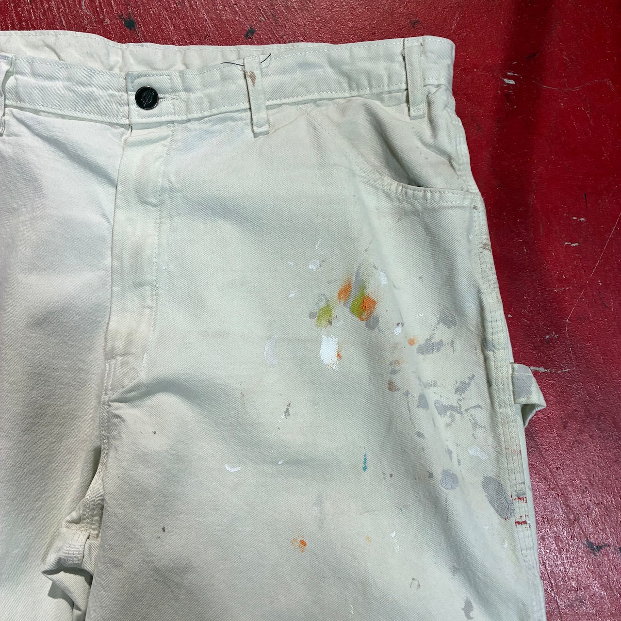 Dickies SHERWIN WILLIAMS ペインターパンツ白 リルワーク