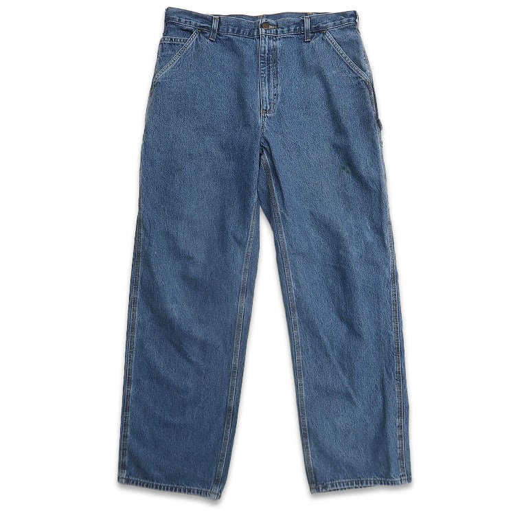 古着 カーハート Carhartt ワーク デニム ペインターパンツ 表記