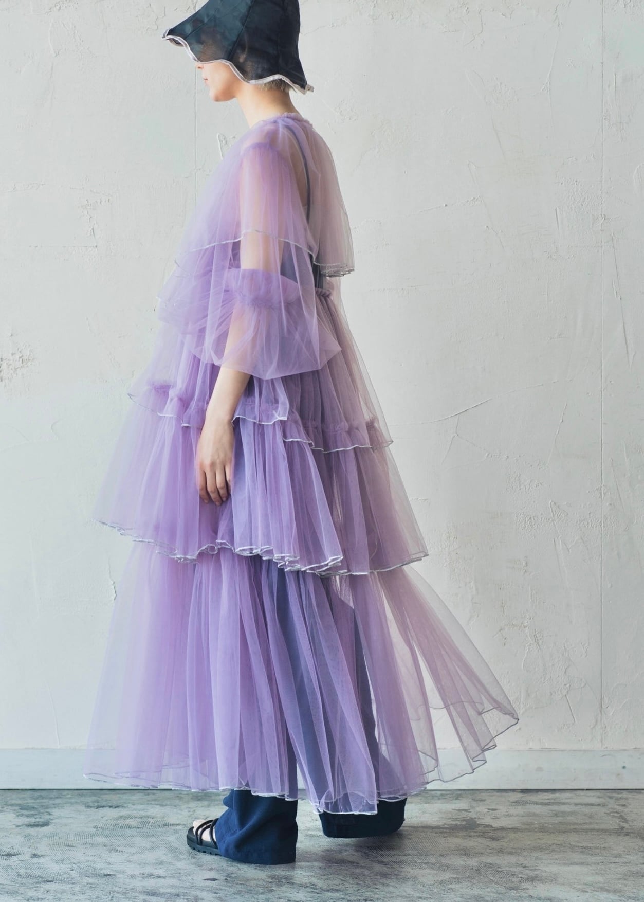 RANUN MELLOW / MAUVE × SILVER | ORIENT MILLINERY