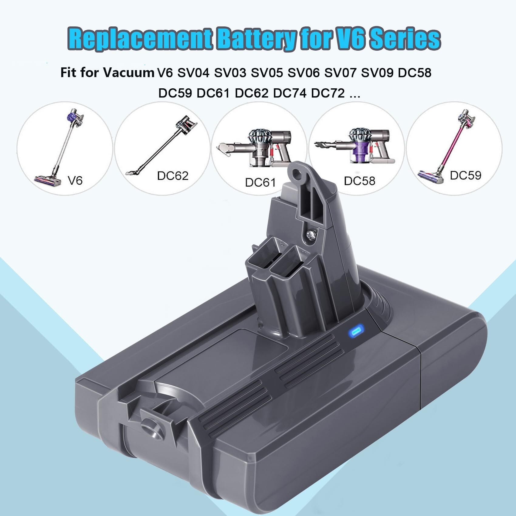 完全分解洗浄品】ダイソン V6 SV09 マキタ18Vバッテリー仕様 ノズル付