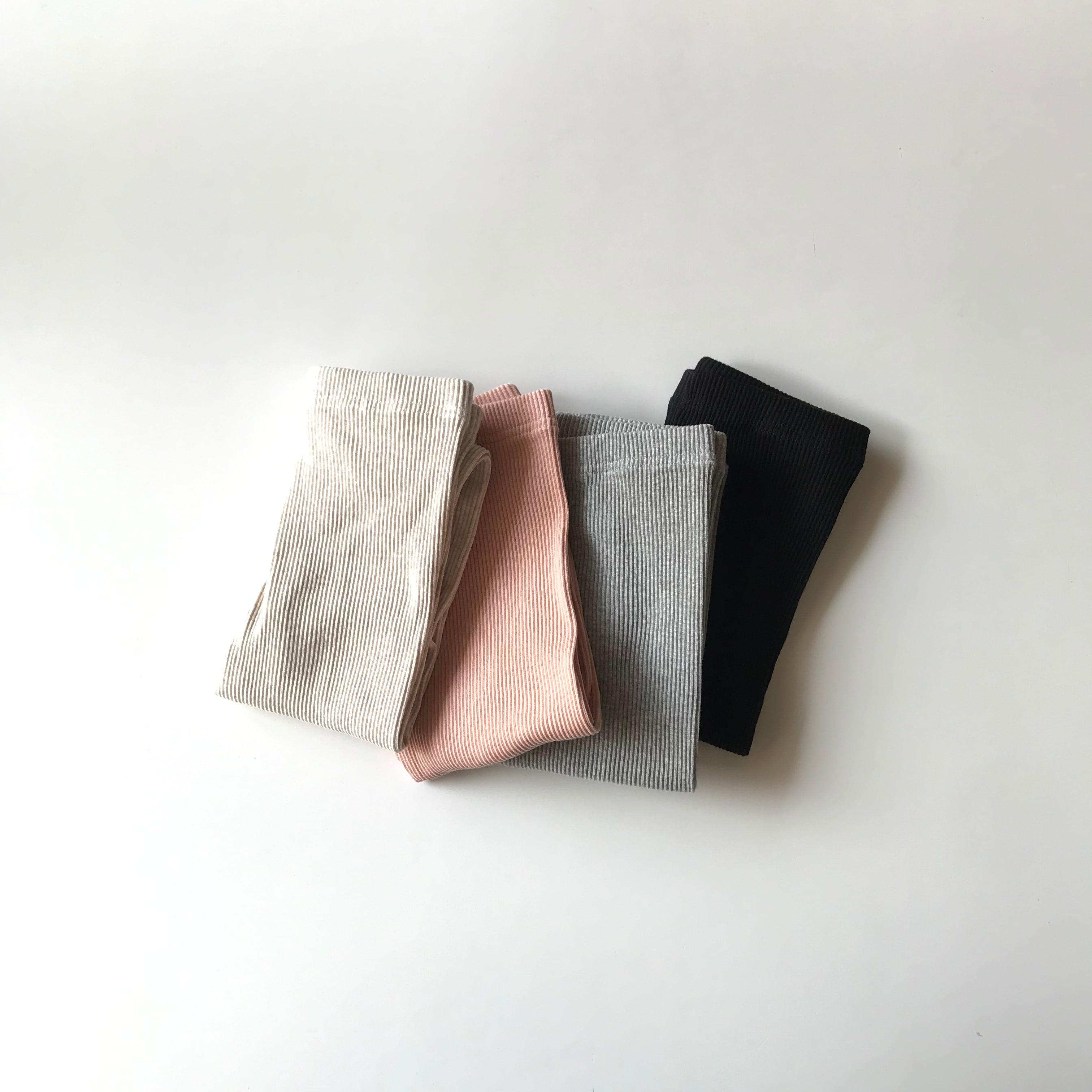 【Jr.】 basic rib leggings〔ジュニアベーシックリブレギンス〕
