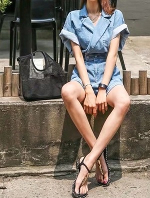 デニムコンビネゾン　AJ33167-3002