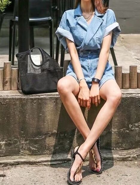 デニムコンビネゾン　AJ33167-3002