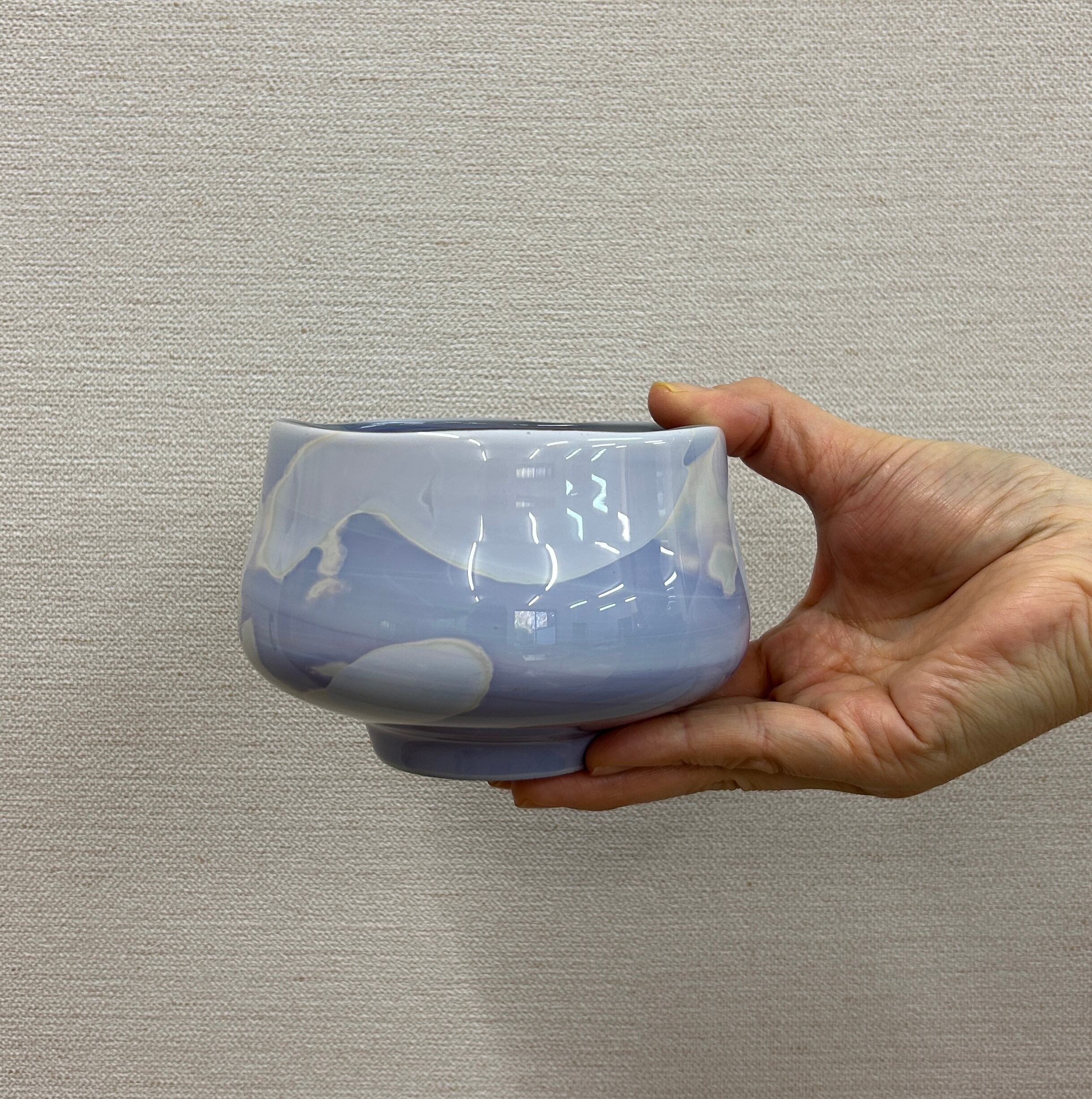 耐熱燿変ガラス 抹茶茶碗 半筒形 燿（たまさか）瑞雲 抹茶茶碗 TPK-CHA
