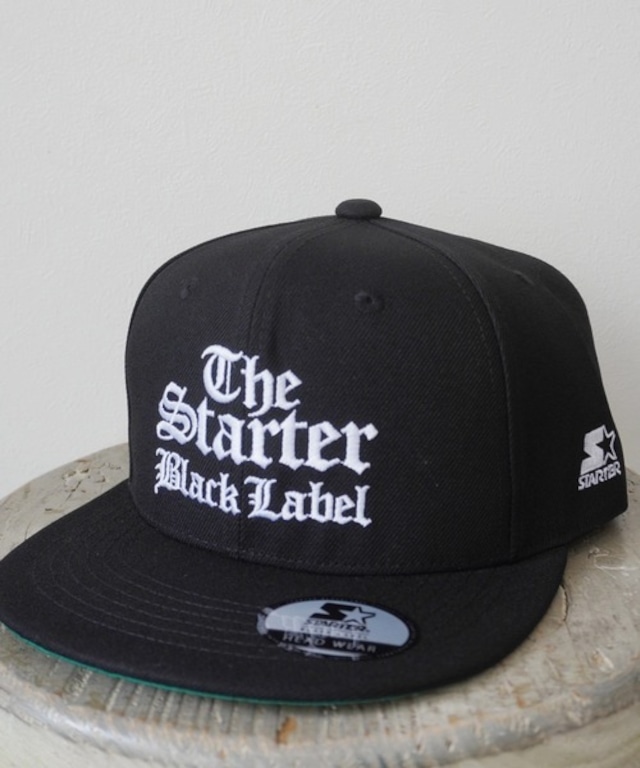 STARTER BLACK LABEL (スターターブラックレーベル) オールドイングランド フラットバイザー CAP ブラック ST-CAP017