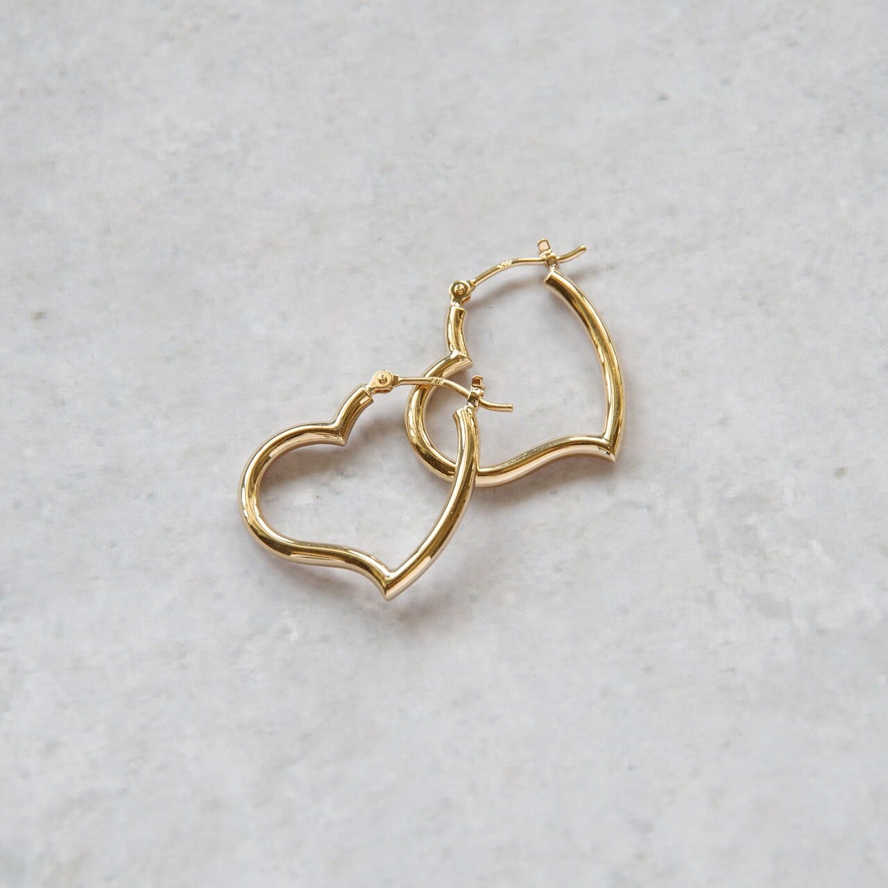 K18イエローゴールド ハートフープピアス 【MKY0115P1】 | MONICE/モニス