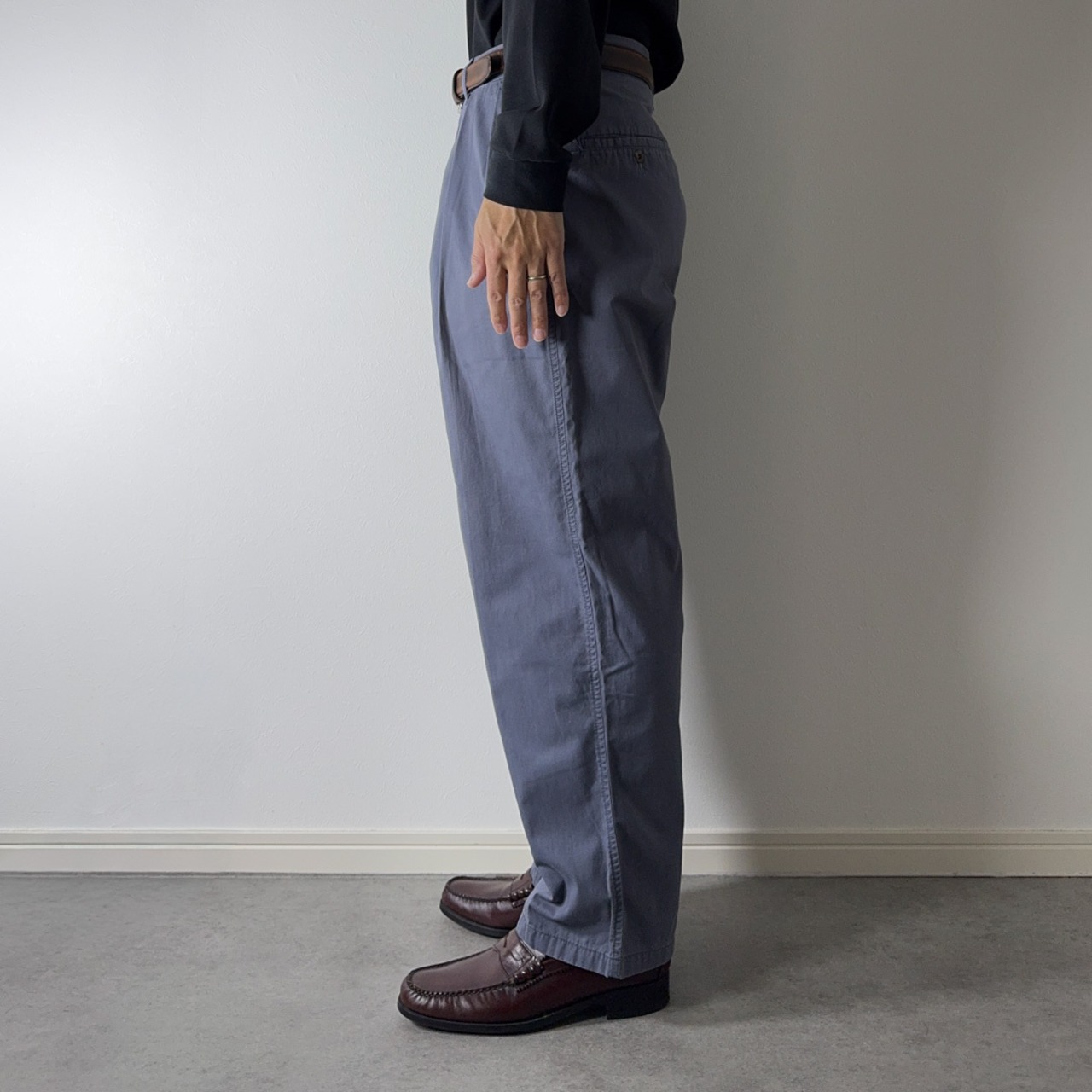 90s 初期型 USA製 Polo by Ralph Lauren POLO CHINO "Lightweight Twill" W31L27相当 古着 - 18