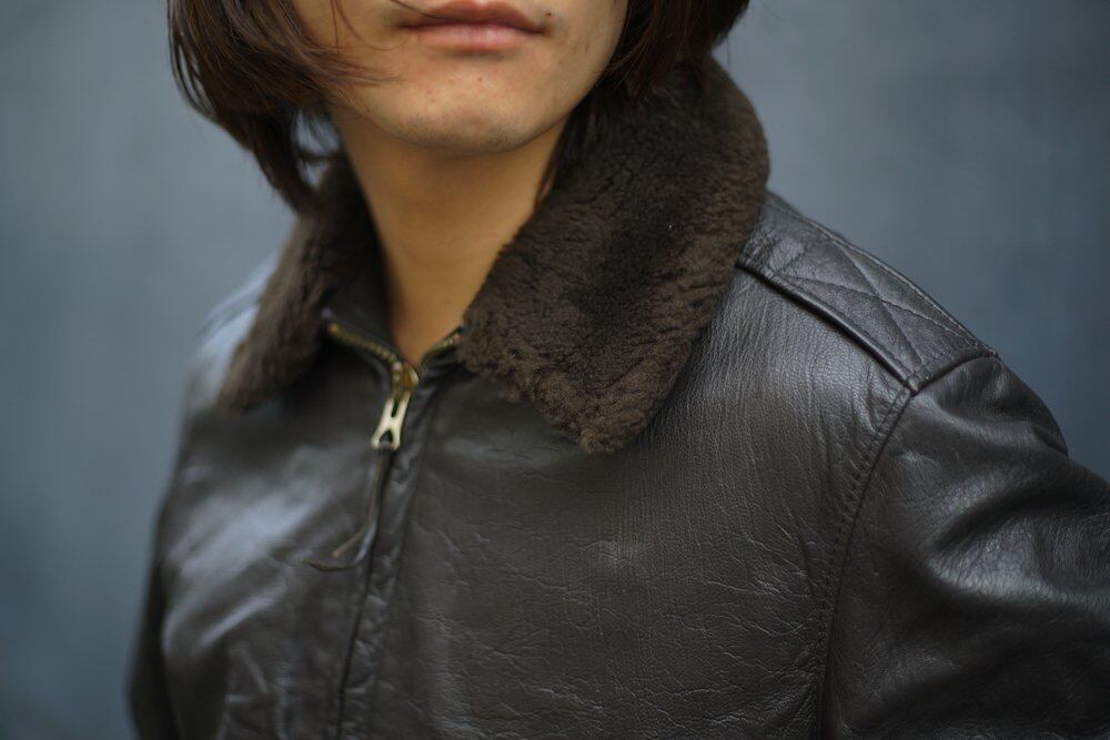 LLBean] G-1 Shearling Boa Flight Jacket Leather Jacket [1980s