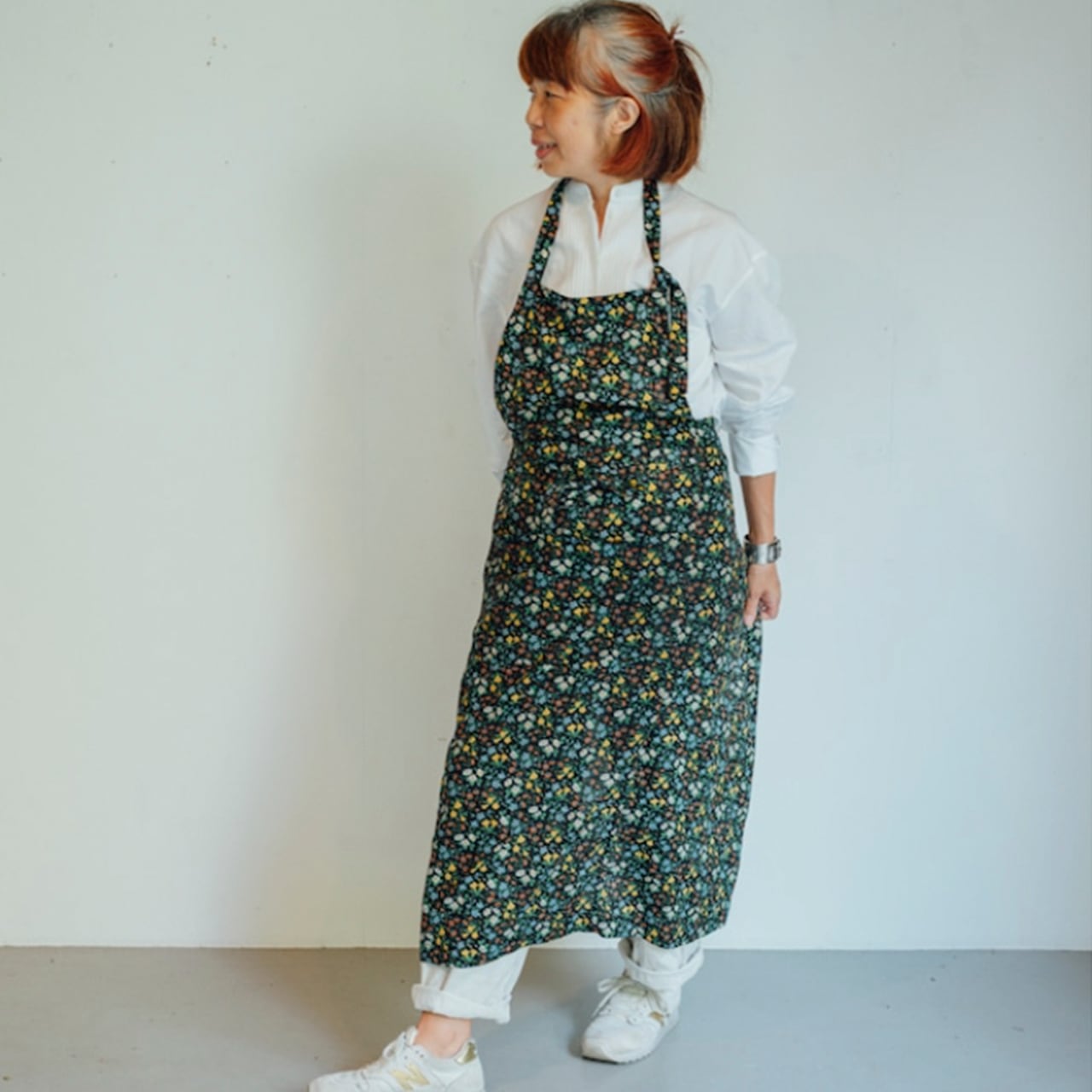 ＊オーダーページ＊ スクエアエプロンワンピース リバティ ハンドメイド ada79bff02af6e81dc90bc70ddb6bf