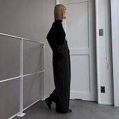 【鹿児島先行販売】ピンストライプサロペットPT/ブラック