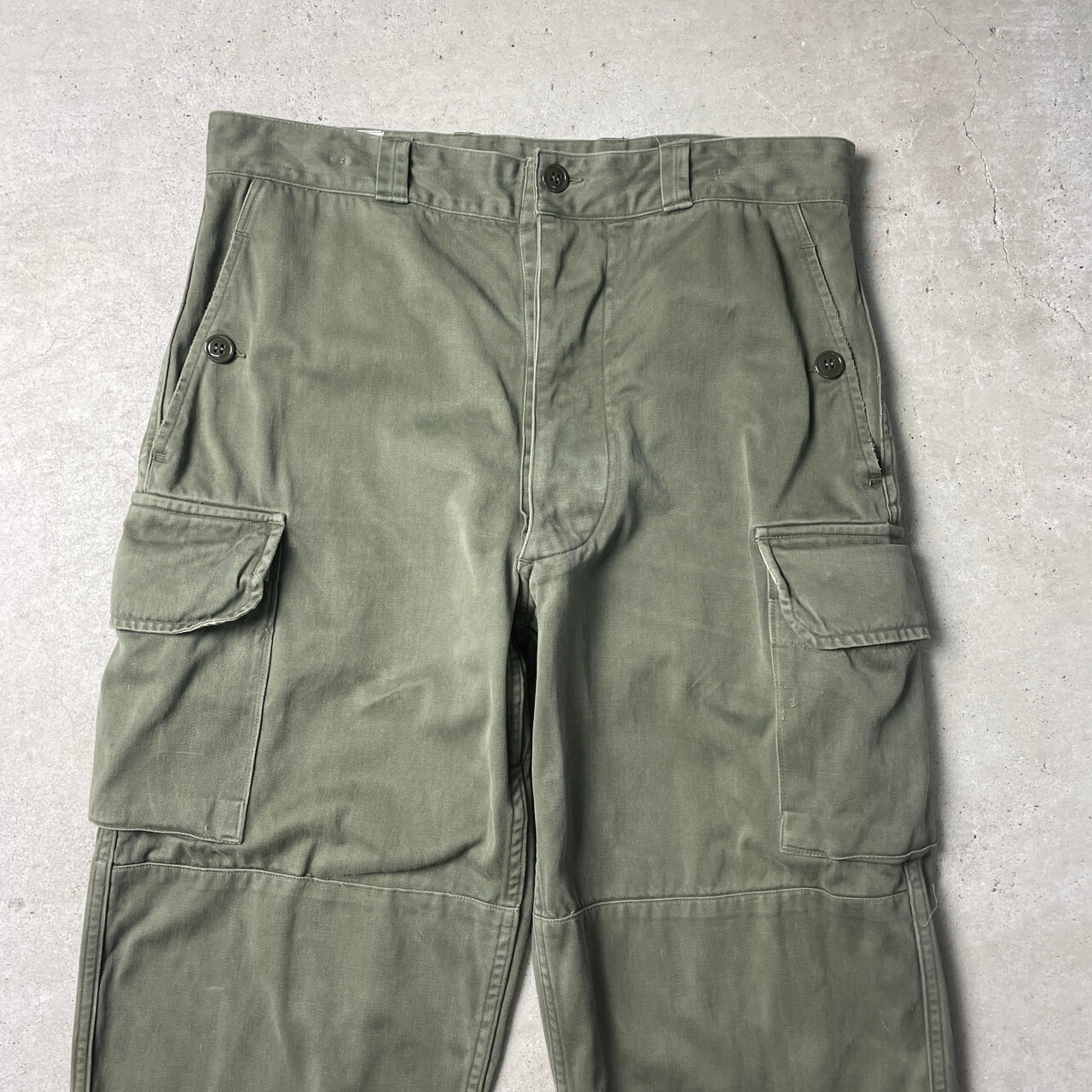 60年代 フランス軍 M-64 カーゴパンツ ミリタリーパンツ メンズW36相当 