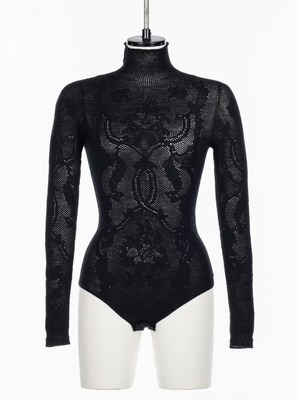 【26AW】FETICO フェティコ / ボディスーツ / WOOL LACE KNIT TURTLENECK BODYSUIT