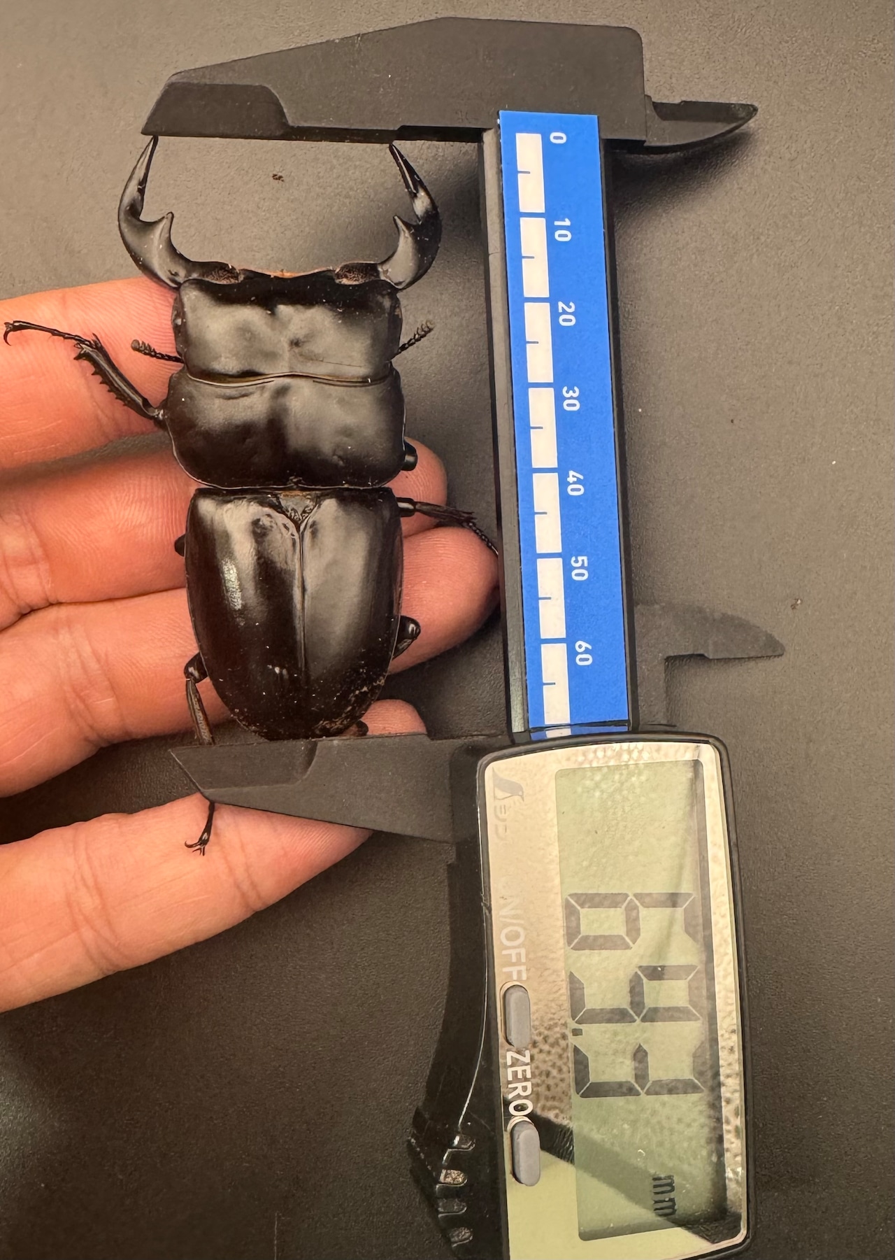 【シンワ】デジタルノギス カーボンファイバー 150mm