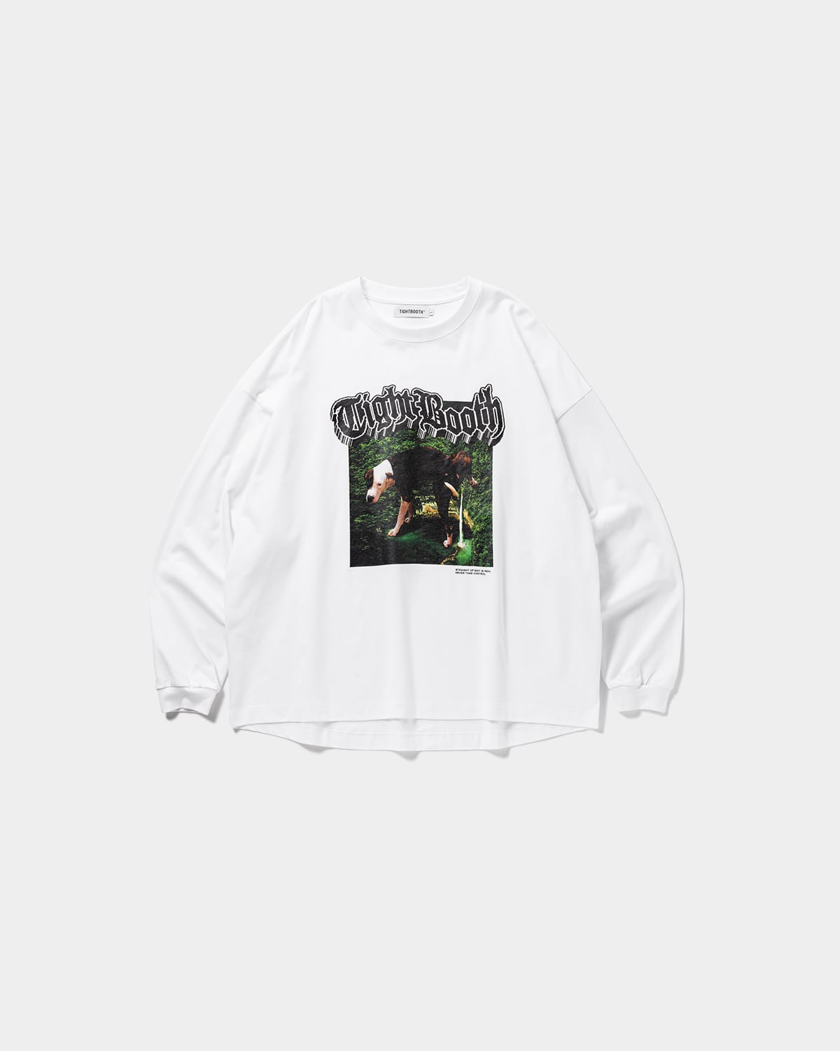 TIGHTBOOTH / DOGGY PISS L/S T-SHIRT / WHITE