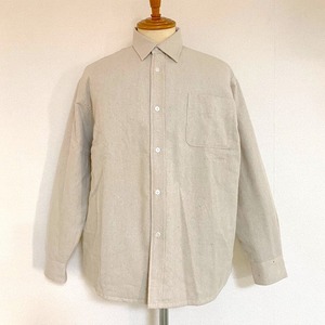 Flannel Padded Shirts　Beige