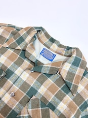 70s PENDLETON WOOL SHIRT MADE IN USA Size M