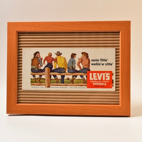 1950 Levi's Advertising Ink Blotter 3
