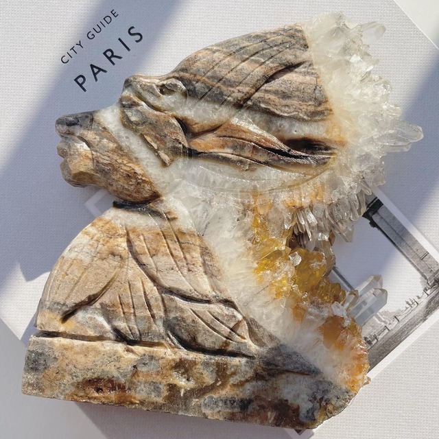 Lion (Citrine & Clear Quartz)