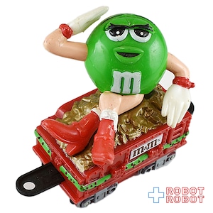 M&M's クリスマス・トレイン・トッパー グリーン 石炭貨車レッド