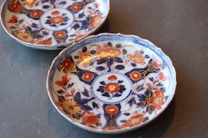 伊万里焼 色絵 花文 小皿/Imari small plate