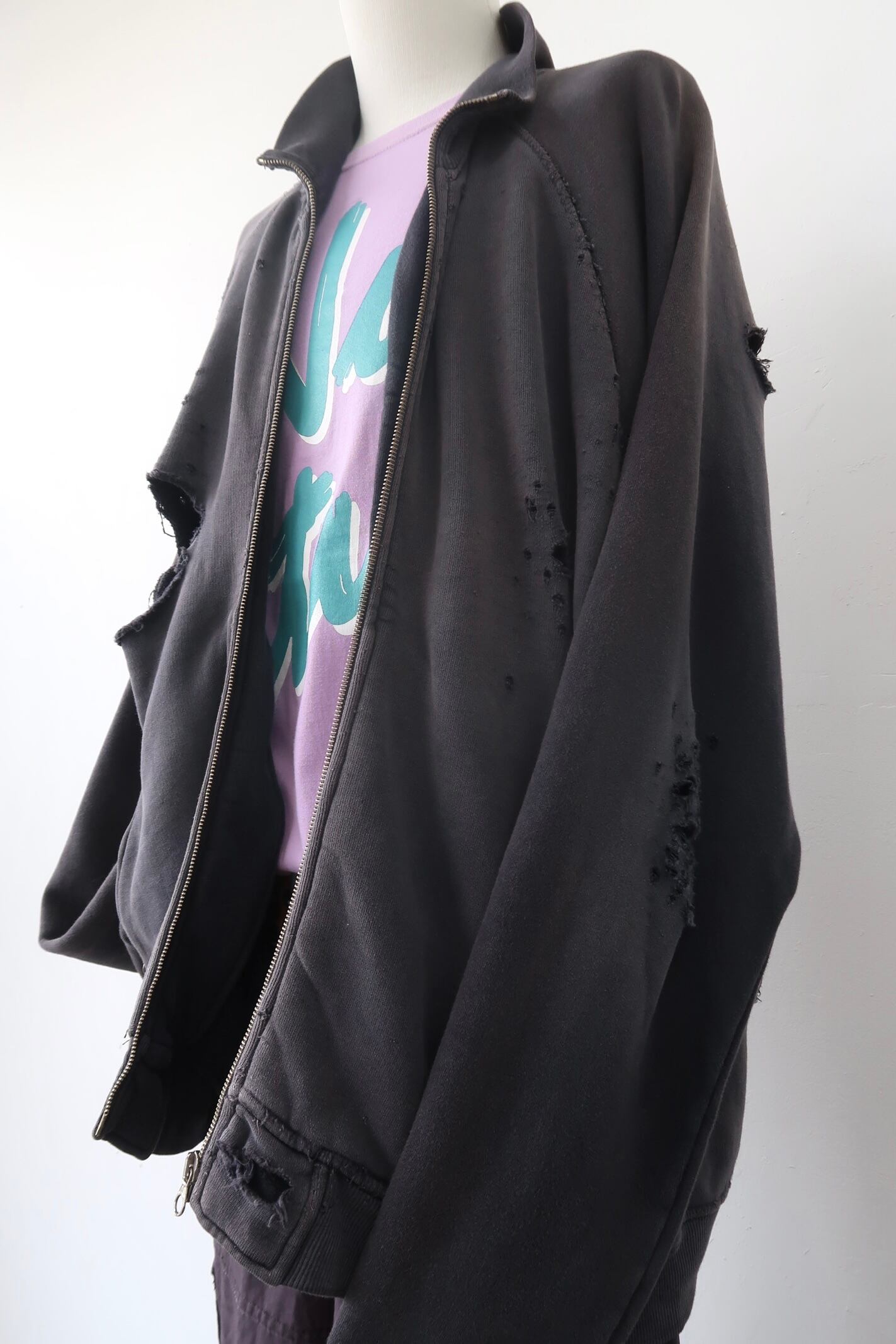 1990s SABOTAGE shotgun zip-up sweat | gamustore