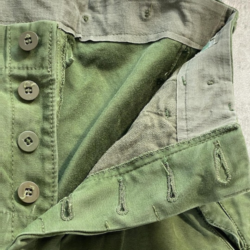 60-80s スウェーデン軍 実物 M-59 フィールドパンツ D96 w31 詳細写真7