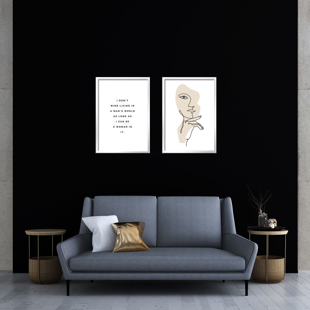 A0029/線画/アートポスター【 A4 / A3 / A2 / A1 サイズ