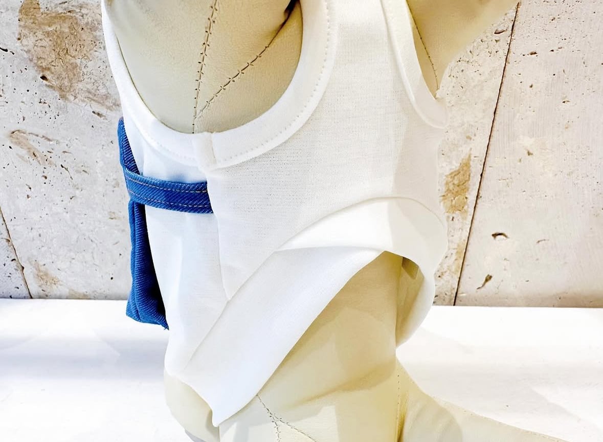 ＊DENIM　ROSE　ワッペンデニムリュック＆ワッペン　ノースリーブセット＊ Denim rose ワッペンデニムリュックノースリーブ 【 デニム