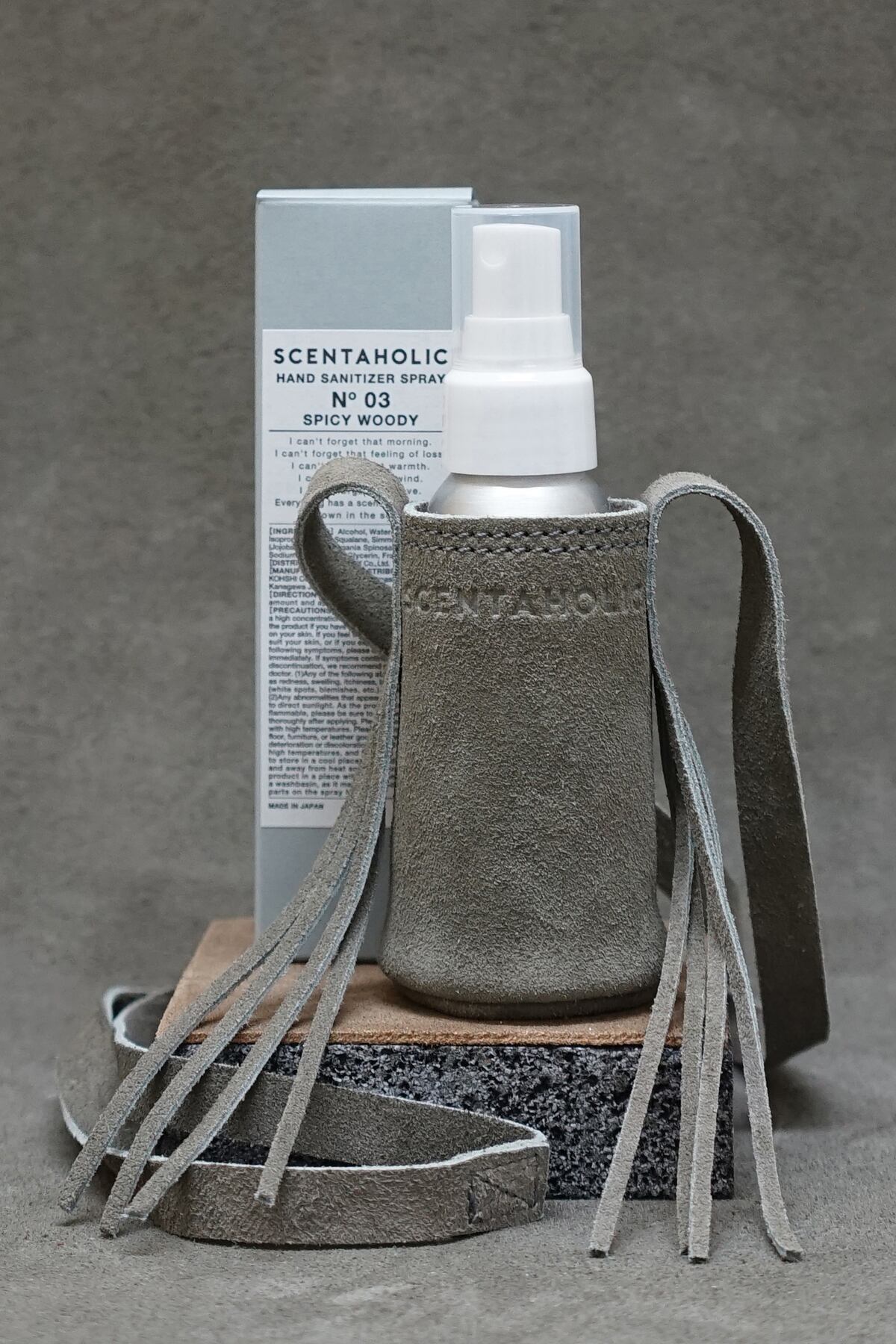 HAND SANITIZER SPRAY CARRYING LEATHER CASE