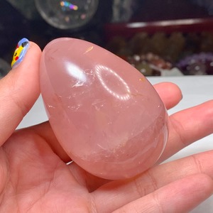 1.色合い綺麗なスターディープローズクォーツ たまご