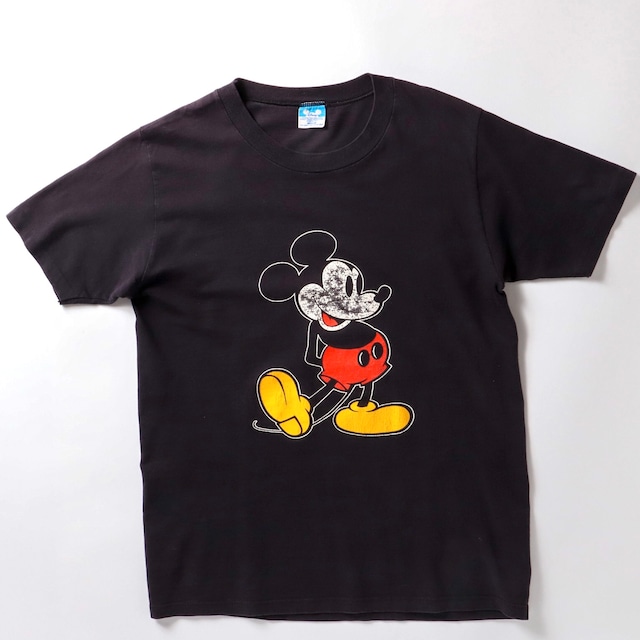 【名品】80s Vintage ヴィンテージ official 公式 Mickey mouth ミッキー Disney ディズニー 半袖 Tシャツ トップス サイズM USA製 美品