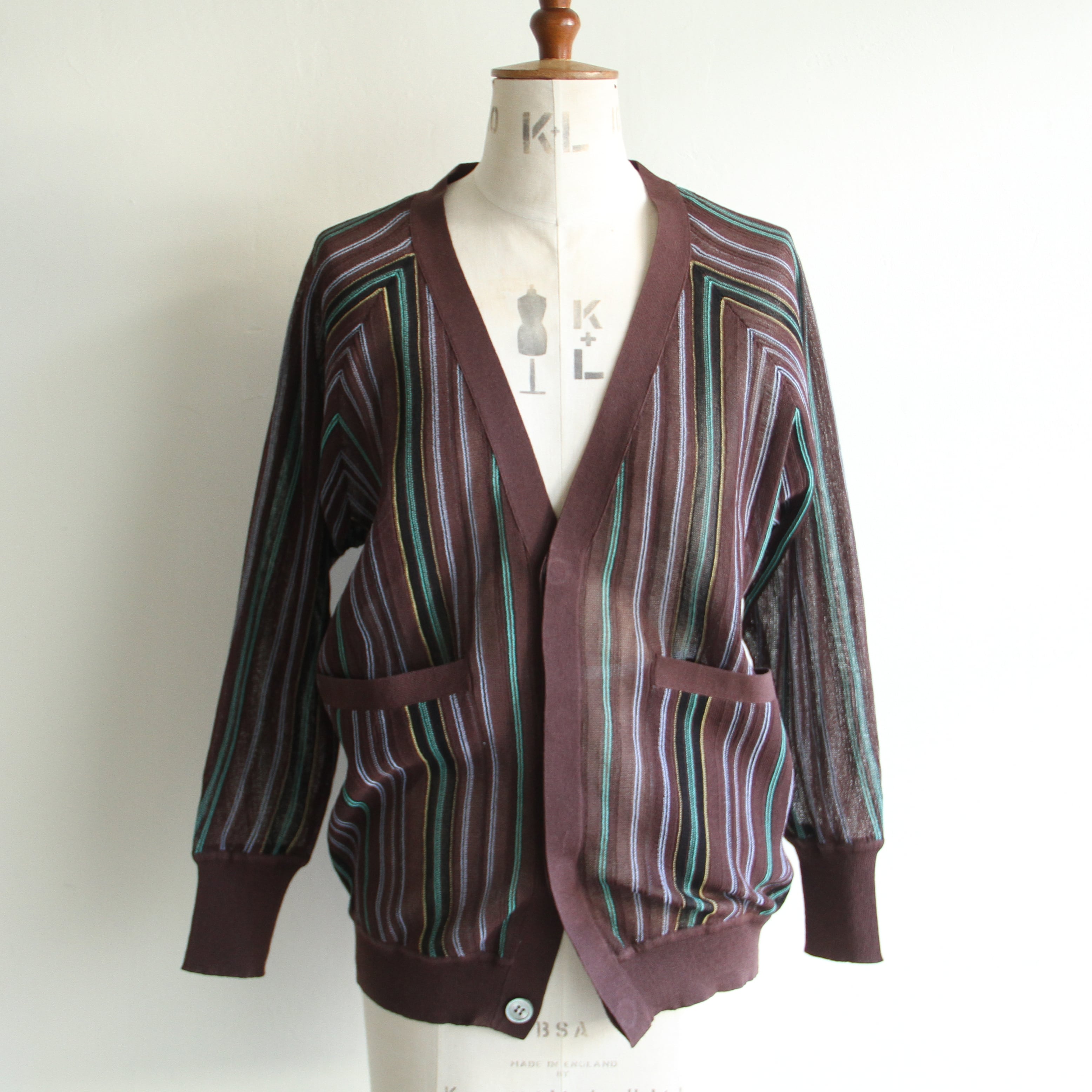 JUN MIKAMI Stripe cardigan