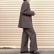 70's~ brown pinstripe set up